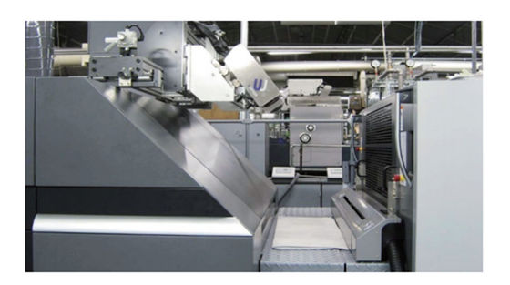 Inline-Druck-Qualitätskontrollmaschine mit modernem Schlagflachdrückendem System