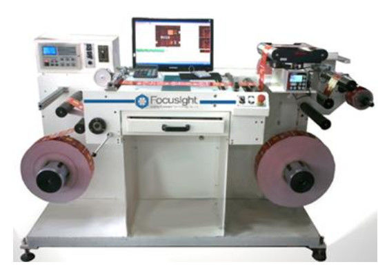 Industrielle Aufkleber-Inspektions-Maschine, riesiges Rolleninspektions-Rückspulenmaschine