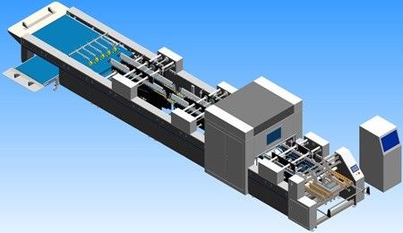 Gewölbte Karton-Druckinspektions-Maschine, automatisierte Sichtprüfungs-Maschine