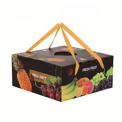 Früchte u. Gemüseverpacken mit den Kartonen, die Inspektions-Qualitätskontrollmaschine drucken