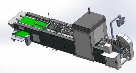 Minute 90mm u. maximale 500mm Karton-Druckinspektions-Maschine mit Fütterungssystem ohne Unterbrechung