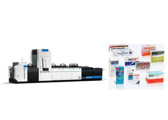 Focusight-Medizin-Kasten-Druckinspektions-Maschine mit Tintenstrahl-Drucker-Eigenschaft