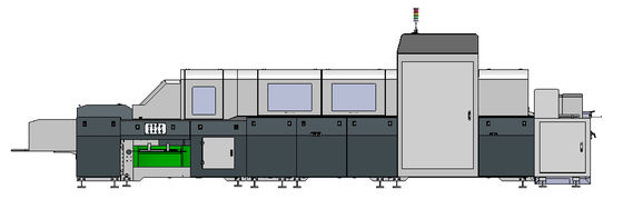 Maschine 250m/Min High-Speed Printing Quality Inspection für Whisky-Verpackenkasten